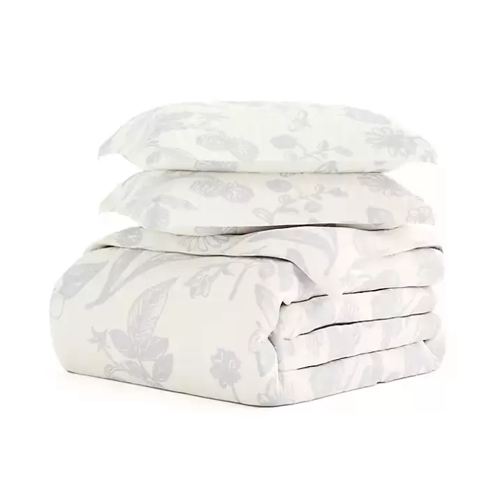 Clearance Blue Botanical 2-pc. Twin Duvet Cover Set Duvets