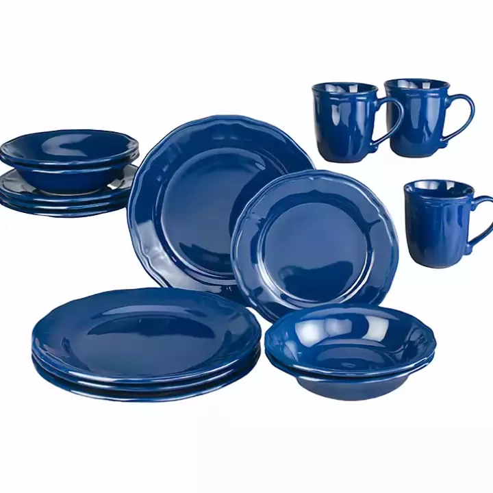 Store Ceramic Soft Scallop 16-pc. Dinnerware Set Dinnerware