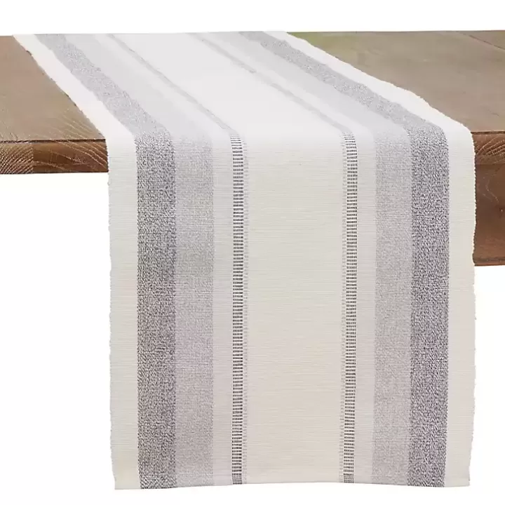 Sale Coastal Ribbed Striped Table Runner Table Linens