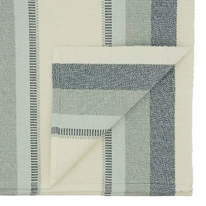 Sale Coastal Ribbed Striped Table Runner Table Linens