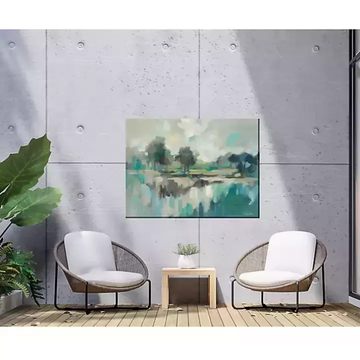 Sale Blue Day Outdoor Canvas Art Print Outdoor Wall Decor