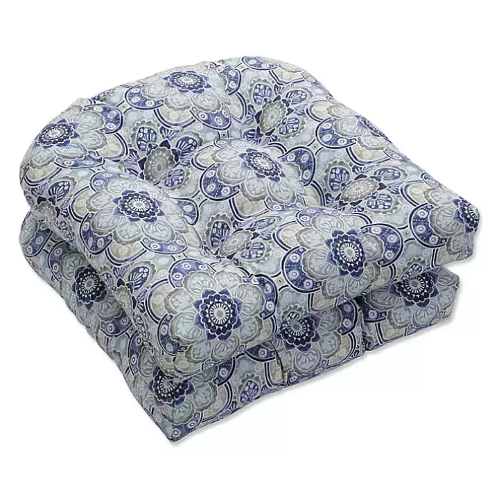 Sale Emilia Outdoor Curve Seat Cushion, Set of 2 Outdoor Cushions & Pillows