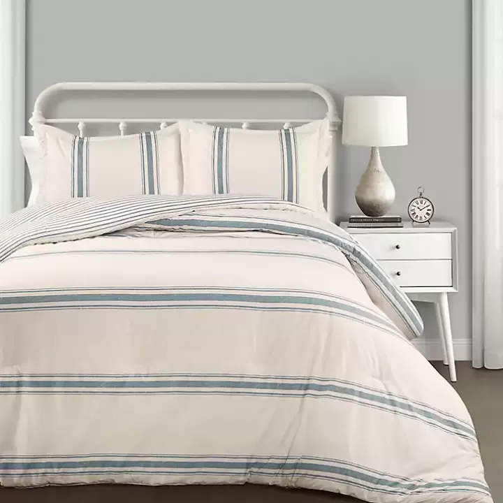 Shop Blue Farmhouse 3-pc. Full/Queen Comforter Set Comforters