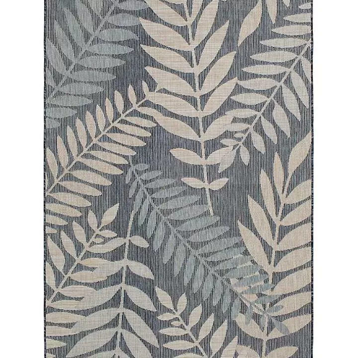 Online Fern Leaves Indoor/Outdoor Area Rug, 5x7 Outdoor Rugs