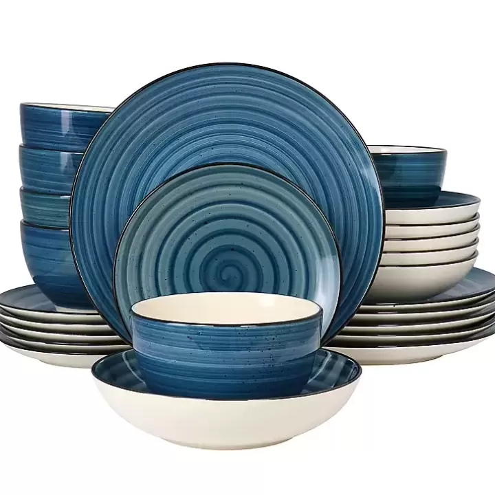 Outlet Gia Stoneware 24-pc. Dinnerware Set Dinnerware