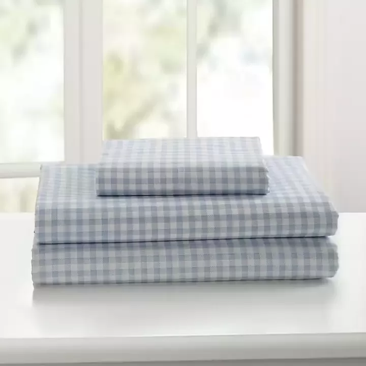 New Gingham King 3-pc. Sheet Set Bed Sheets