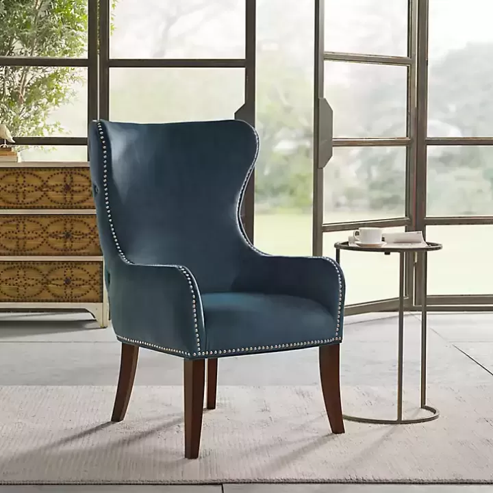 Fashion Ivey Button Tufted Accent Chair Accent Chairs