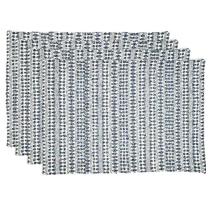 Online Lines Woven Placemats, Set of 4 Table Linens