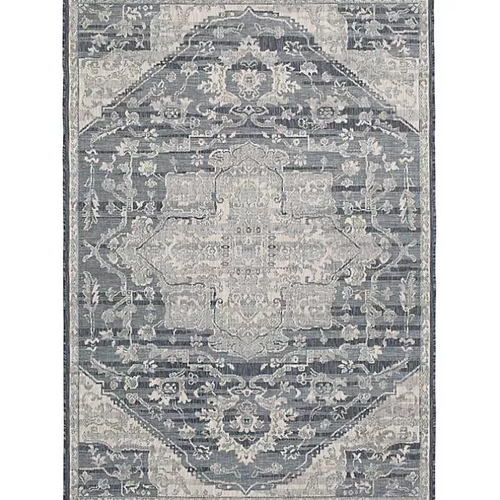 Flash Sale Medallion Lava Indoor/Outdoor Area Rug, 7x9 Outdoor Rugs
