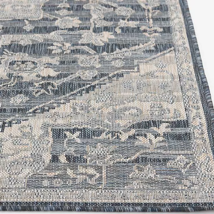 Flash Sale Medallion Lava Indoor/Outdoor Area Rug, 7x9 Outdoor Rugs