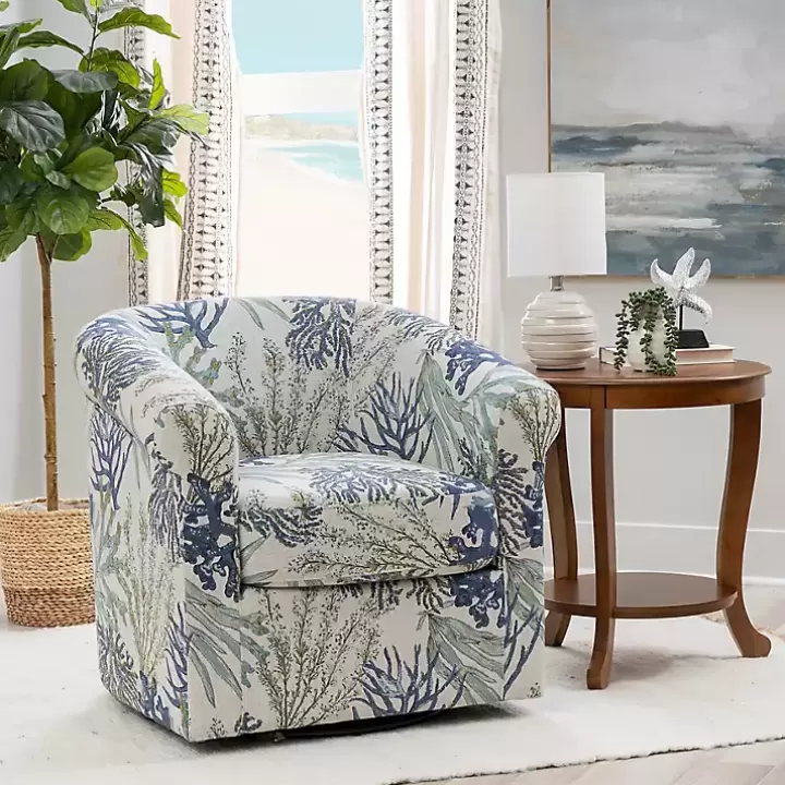 Fashion Ocean Bonnie Swivel Accent Chair Accent Chairs