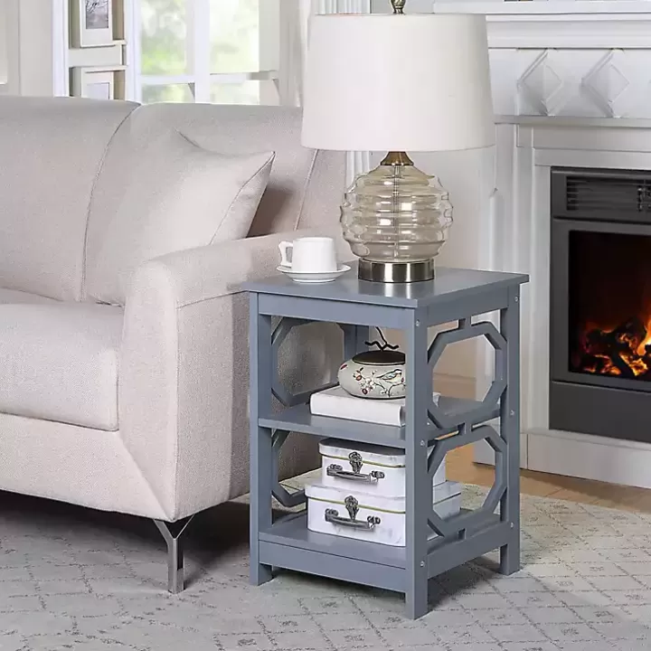 Store Octagon 2-Shelf Accent Table Accent & End Tables