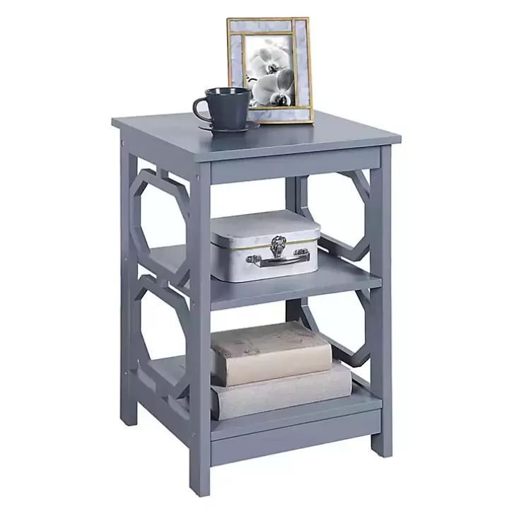Store Octagon 2-Shelf Accent Table Accent & End Tables