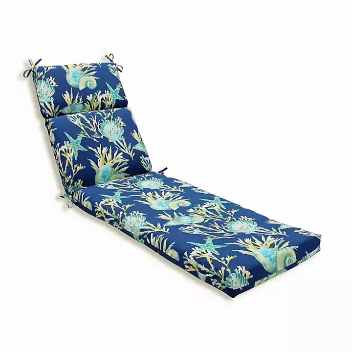 Cheap Blue Pacific Outdoor Chaise Cushion Outdoor Cushions & Pillows