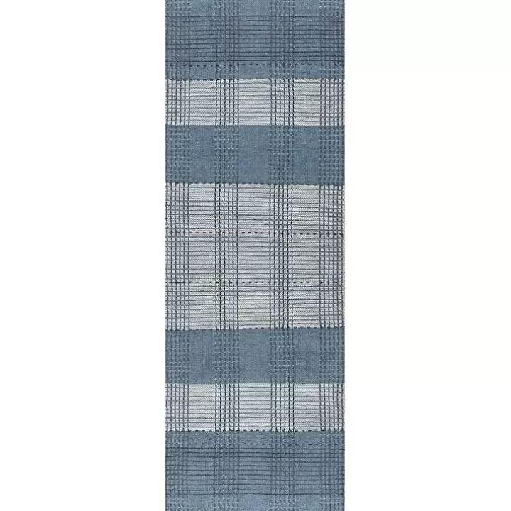 Discount Plaid Emily Henderson x RugsUSA Runner, 2x8 Area Rugs