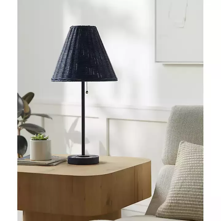 Online Sirocco Table Lamp with Rattan Shade Table Lamps