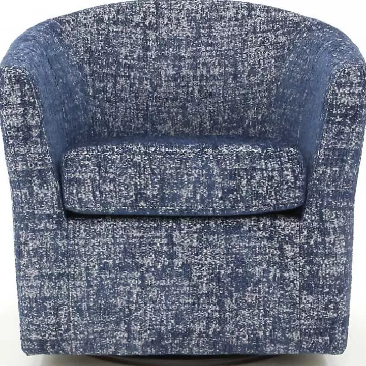 Clearance Swivel Barrel Accent Chair Accent Chairs