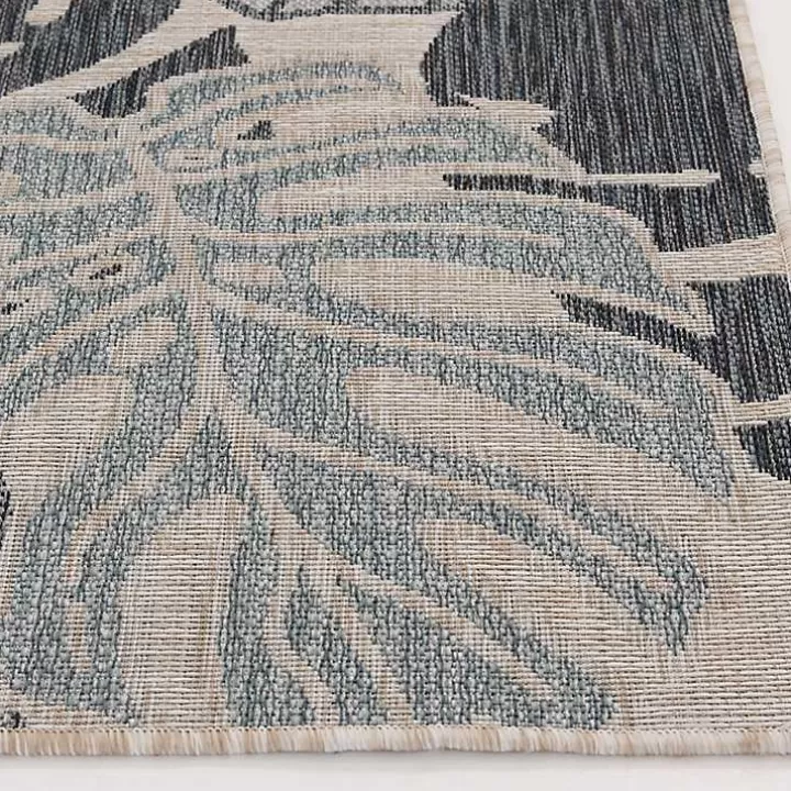Online Tropical Leaf Indoor/Outdoor Area Rug, 5x7 Outdoor Rugs