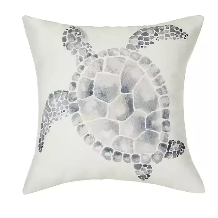 Store Blue Turtle Outdoor Pillow Outdoor Cushions & Pillows