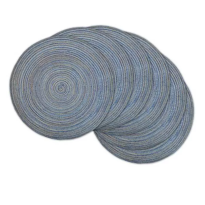 Shop Variegated Round Placemats, Set of 6 Table Linens