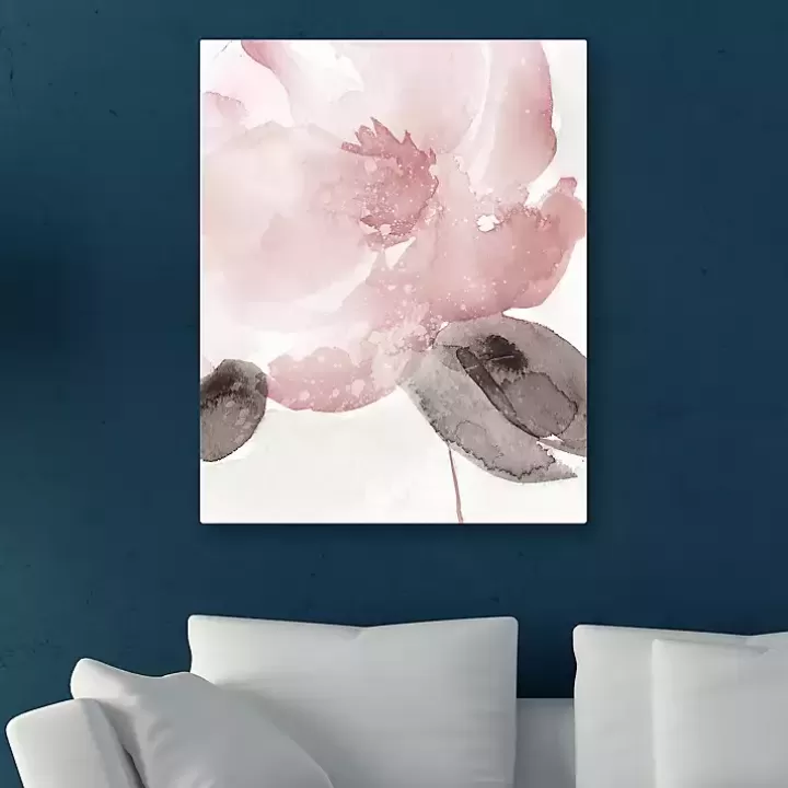 Online Blush Bloom I Giclee Canvas Art Print Canvas Art