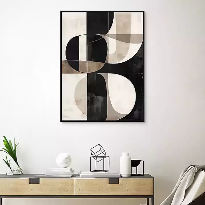 Best Sale Bold Geometry II Framed Canvas Art Print Canvas Art