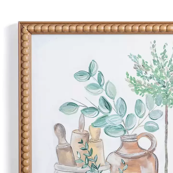 Hot Botanicals in Jars Still Life Framed Art Print Framed Art