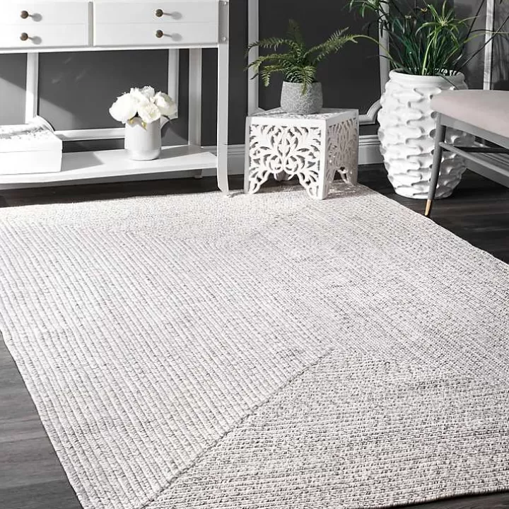 Flash Sale Braided Leah Indoor/Outdoor Area Rug, 5x8 Area Rugs