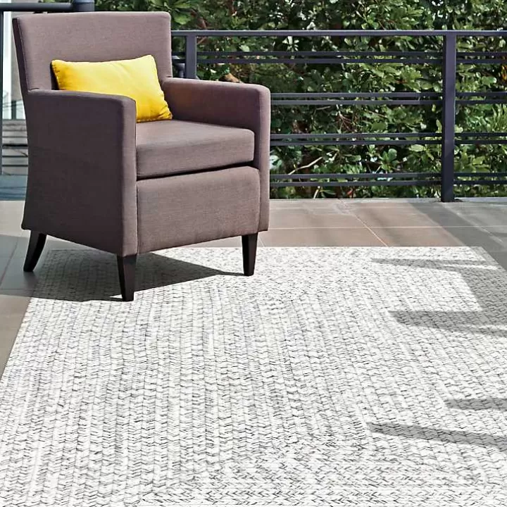 Fashion Braided Leah Indoor/Outdoor Area Rug, 7x9 Outdoor Rugs
