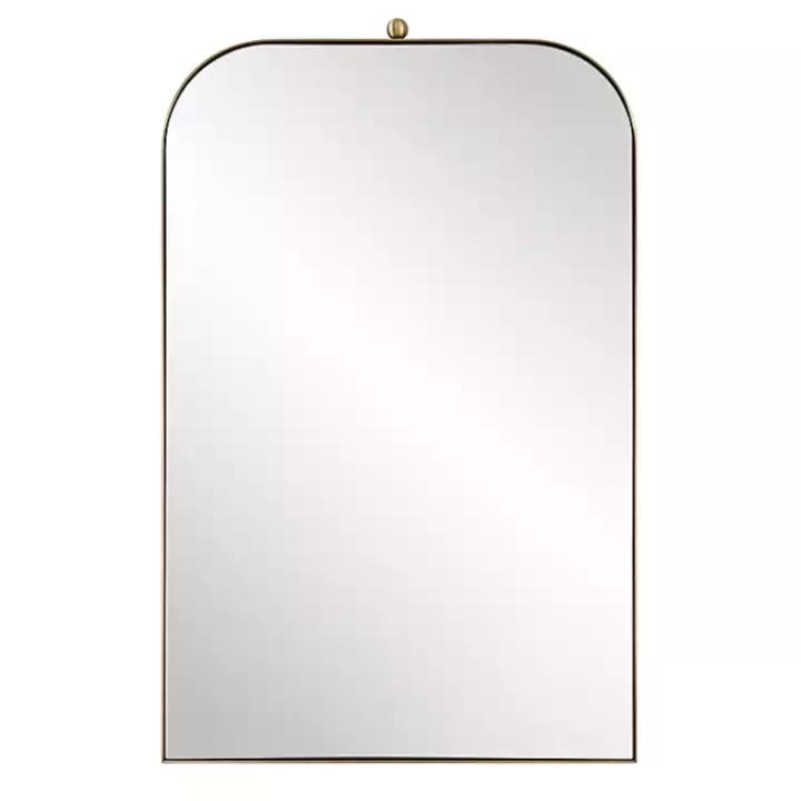 New Brass Cassidy Arch Wall Mirror Decorative Mirrors