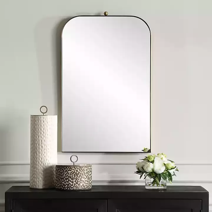 New Brass Cassidy Arch Wall Mirror Decorative Mirrors