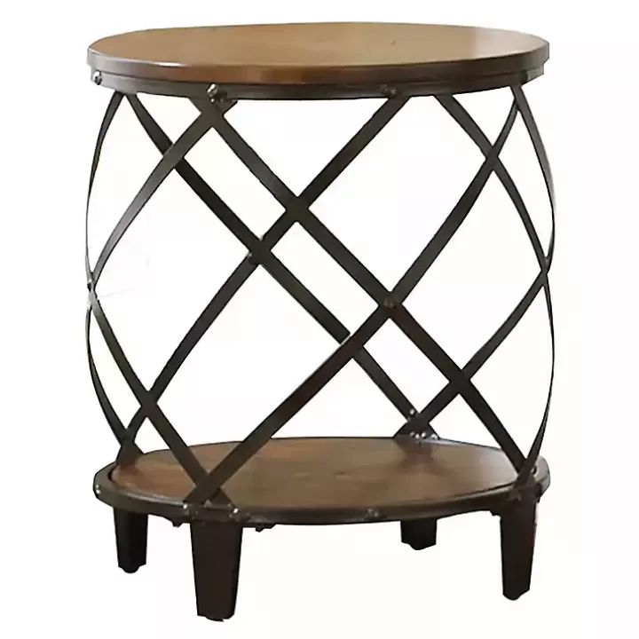 New Brimfield Round End Table Accent & End Tables