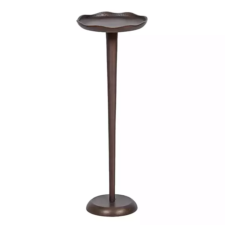 Shop Bronze Metal Alicia Accent Table Accent & End Tables