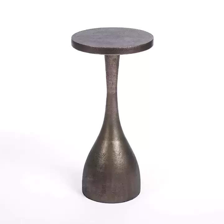 Flash Sale Bronze Metal Tapered Cocktail Table Accent & End Tables