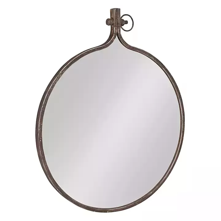 Shop Bronze Metal Yitro Wall Mirror Decorative Mirrors