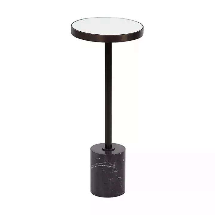 Cheap Bronze Mirror Tabletop Round Cocktail Table Accent & End Tables