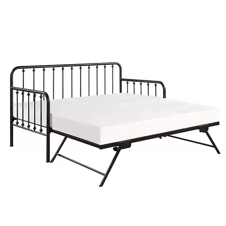 Flash Sale Bronze Spindleback Metal Trundle Day Bed Beds & Headboards