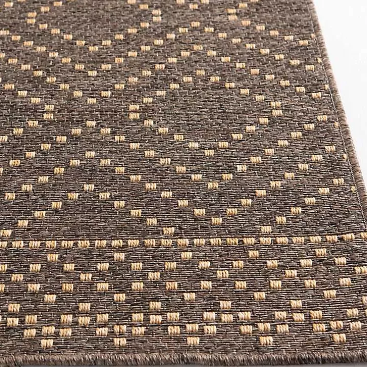 Hot Adelaide Diamond Outdoor Area Rug, 5x7 Outdoor Rugs