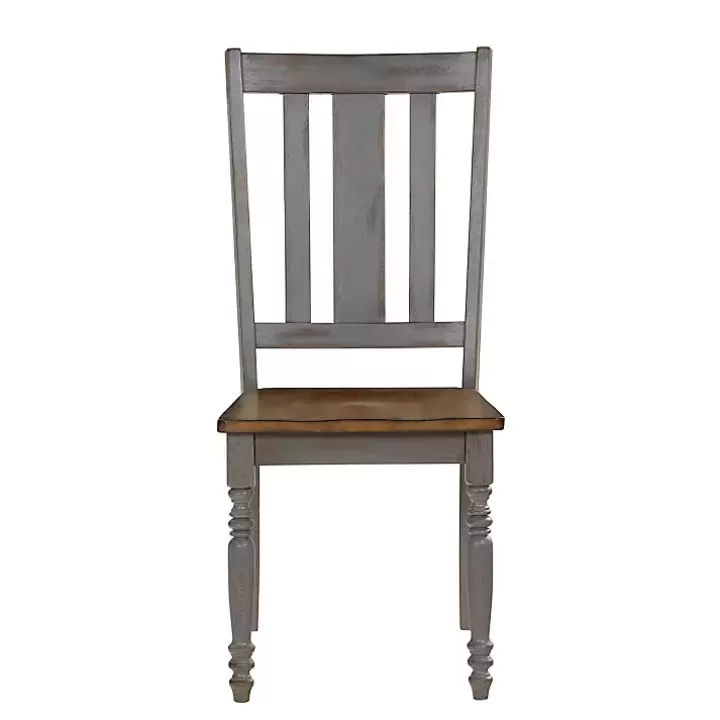 Flash Sale and Gray Wooden Dining Chairs, Set of 2 Dining Chairs