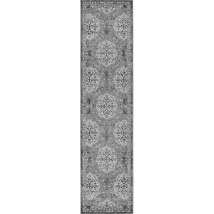 Fashion Bordered Pattern Runner, 2x10 Area Rugs