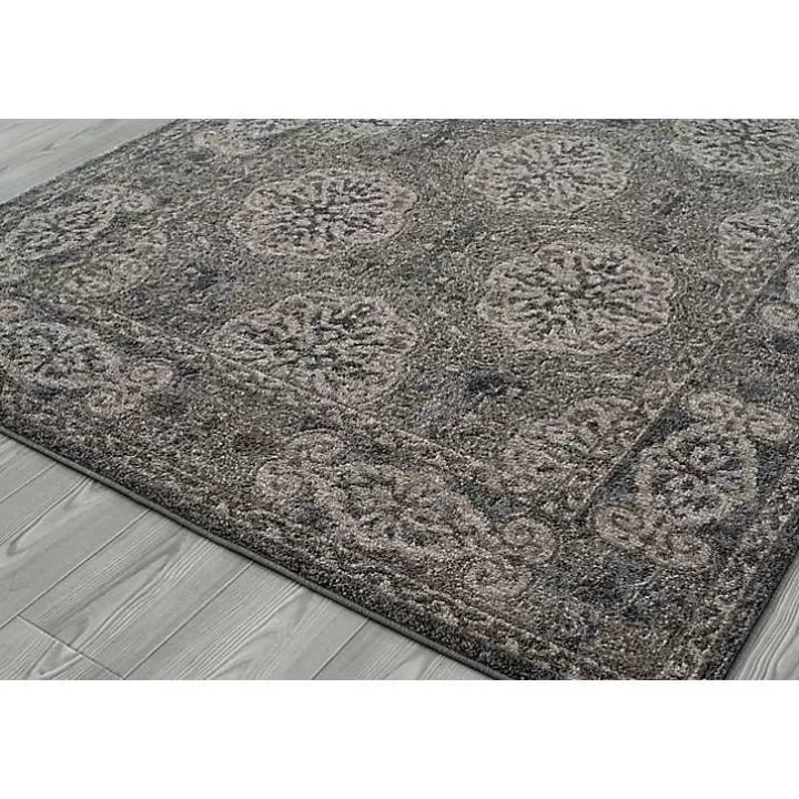 Fashion Bordered Pattern Runner, 2x10 Area Rugs