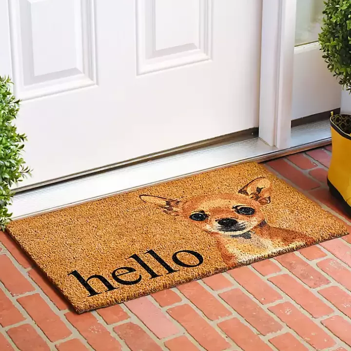 Flash Sale Chihuahua Hello Doormat Doormats