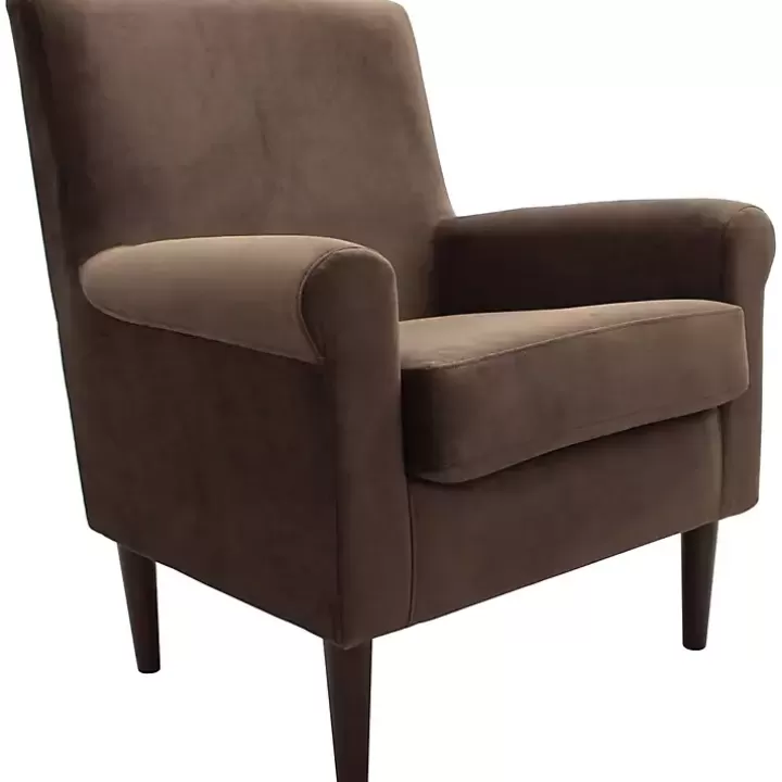 Online Ellen Rolled Arms Accent Chair Accent Chairs