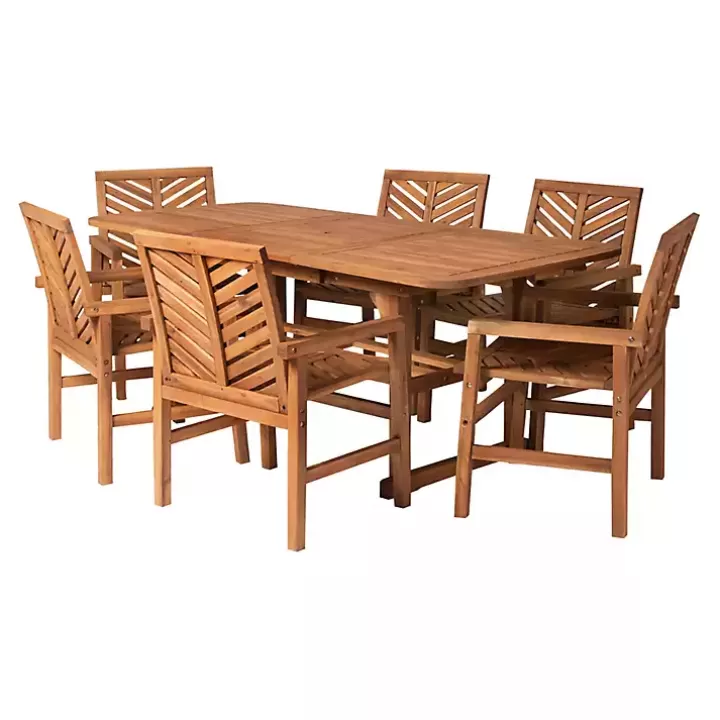 Discount Extendable Table 7-pc. Outdoor Dining Set Outdoor Dining