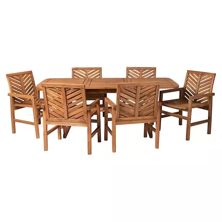 Discount Extendable Table 7-pc. Outdoor Dining Set Outdoor Dining