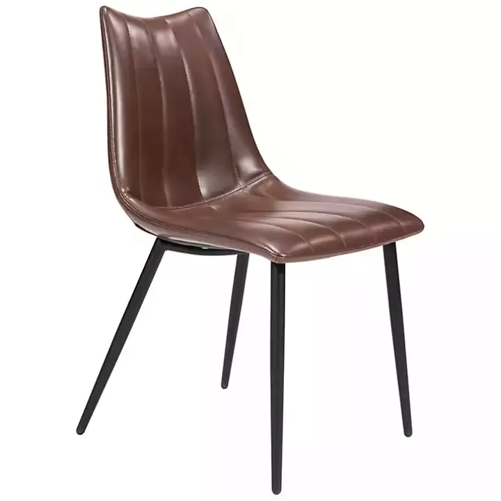 Clearance Faux Leather Noreen Dining Chairs, Set of 2 Dining Chairs