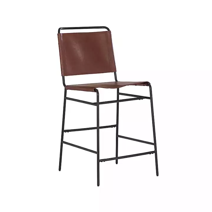 Cheap Faux Leather Sling Counter Stool Bar Stools & Counter Height Stools