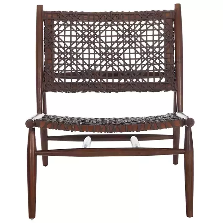 Online Leather Woven Accent Chair Accent Chairs