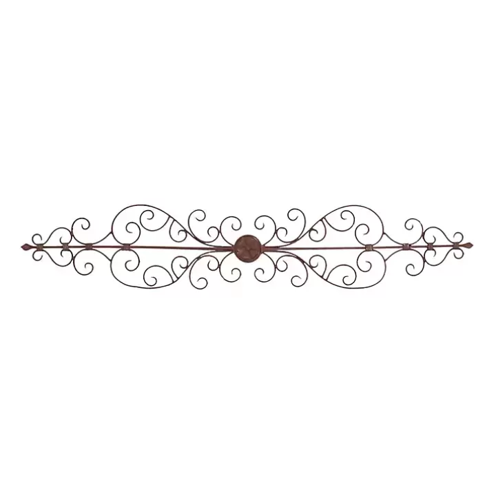 Fashion Metal Scroll Panel Wall Plaque Wall Plaques