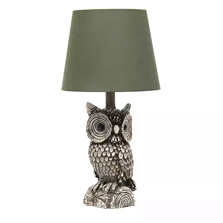 Shop Brown Owl and Shade Table Lamp Table Lamps